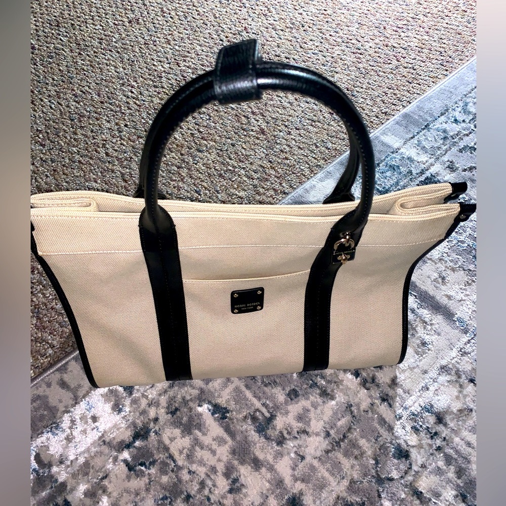 Brand New Henri Bendel Canvas/Leather Tote (NWOT) - Picture 10 of 12